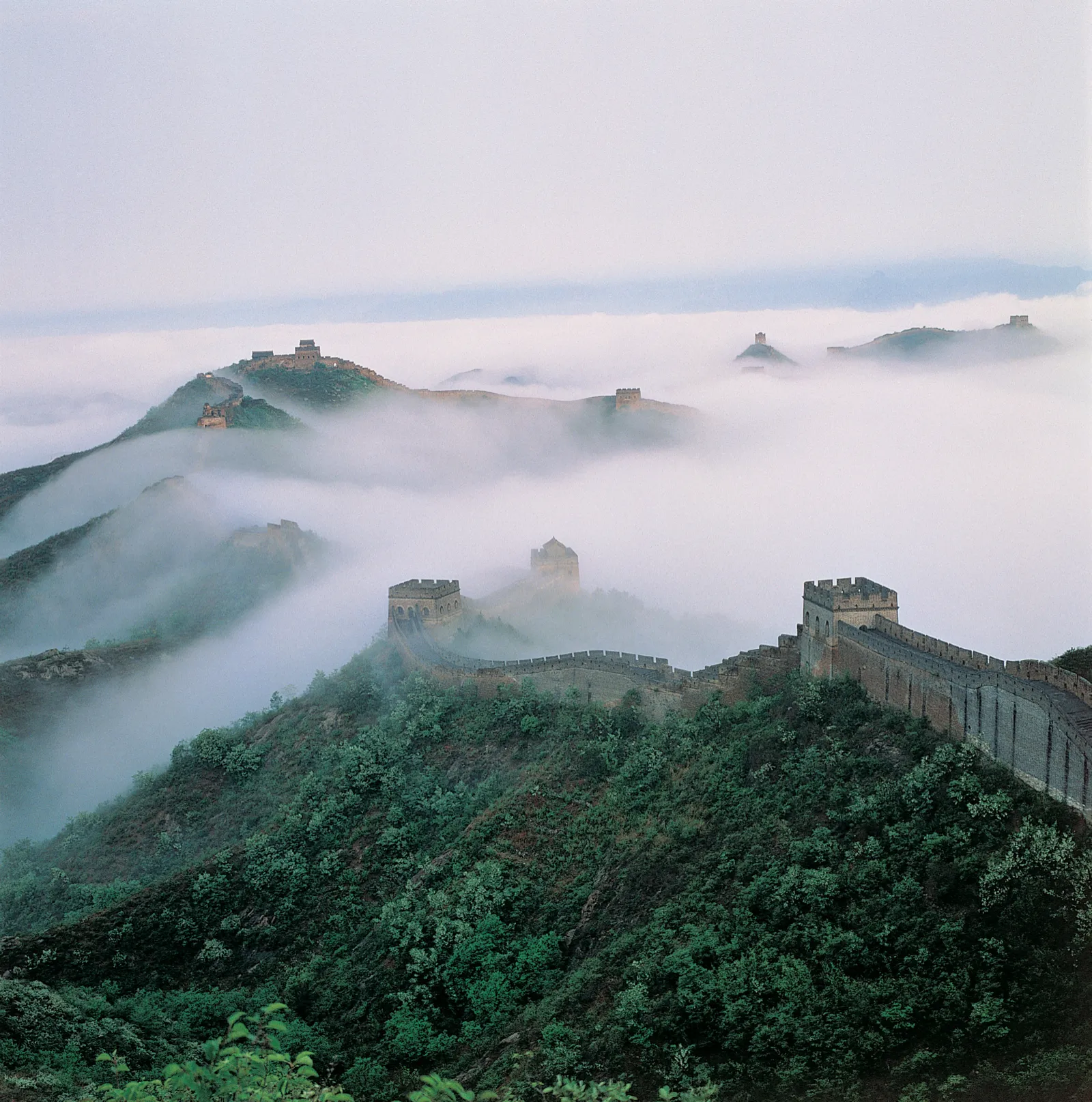 The Great Wall of China at Mutianyu near Beijing